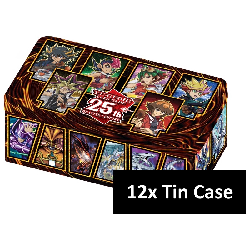 Konami - Yu-Gi-Oh! - 2023 - 25th Anniversary Dueling Heroes  - Tin - Case of 12