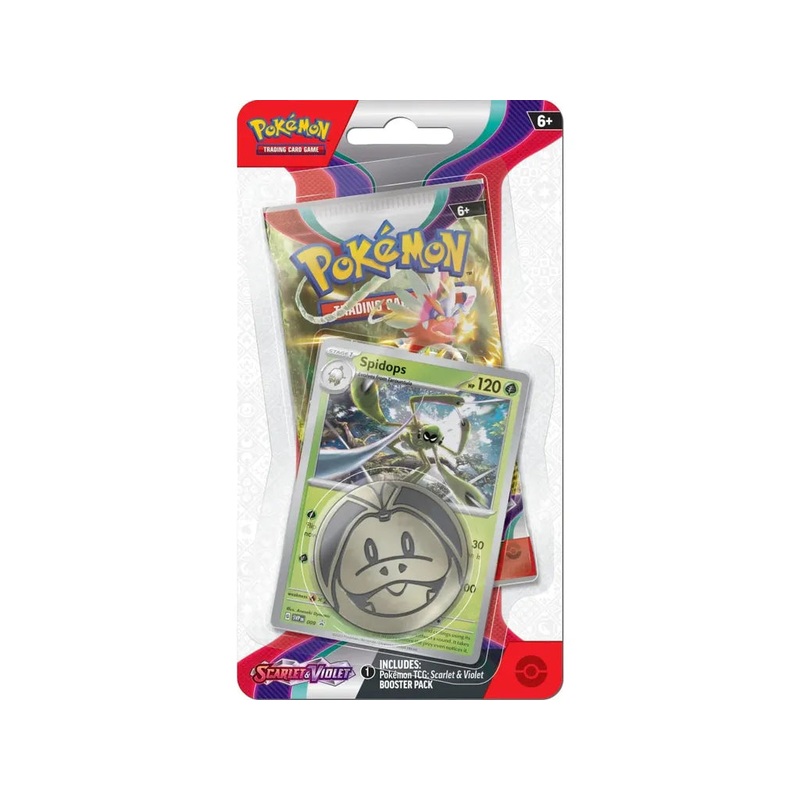 Pokemon - Scarlet and Violet - Checklane Blister - Spidops