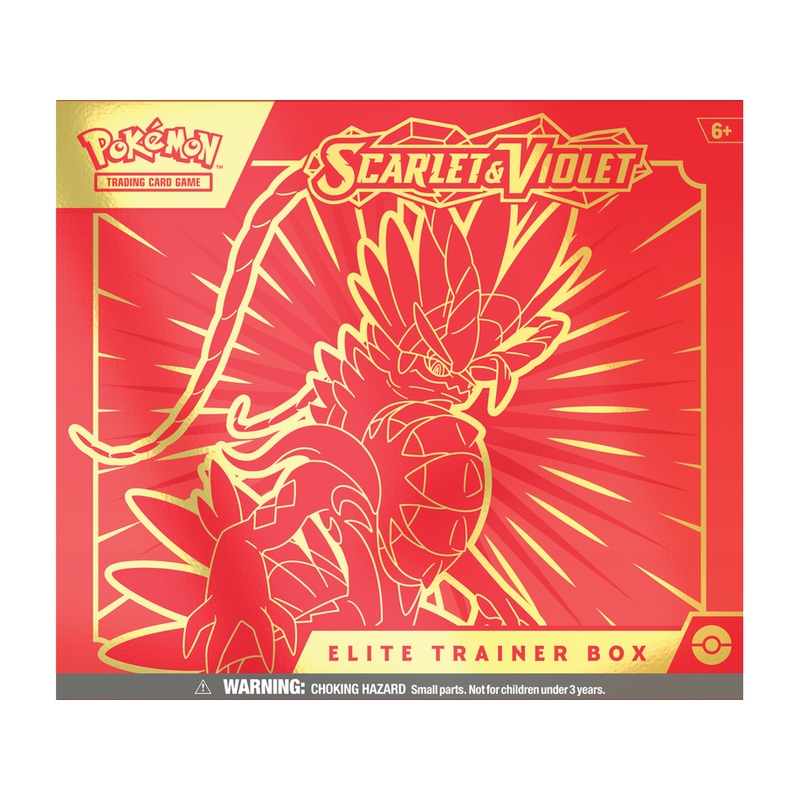 Pokemon - Scarlet and Violet - Elite Trainer Box - Scarlet