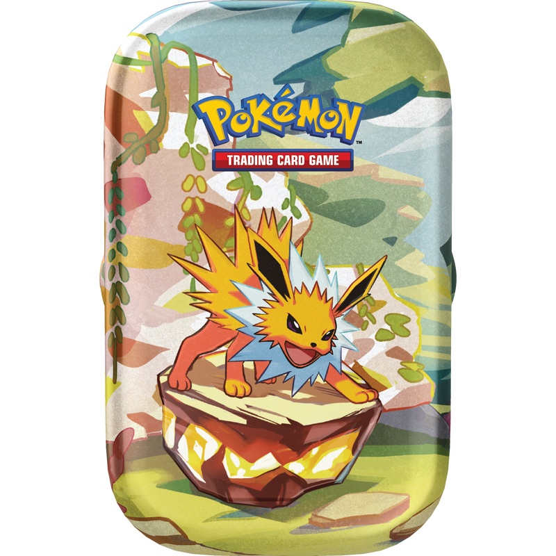 Pokemon - Scarlet and Violet - Prismatic Evolutions - Mini Tins - Jolteon - IN STORE ONLY LIMIT ONE PER CUSTOMER