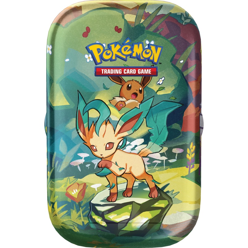 Pokemon - Scarlet and Violet - Prismatic Evolutions - Mini Tins - Leafeon - IN STORE ONLY LIMIT ONE PER CUSTOMER