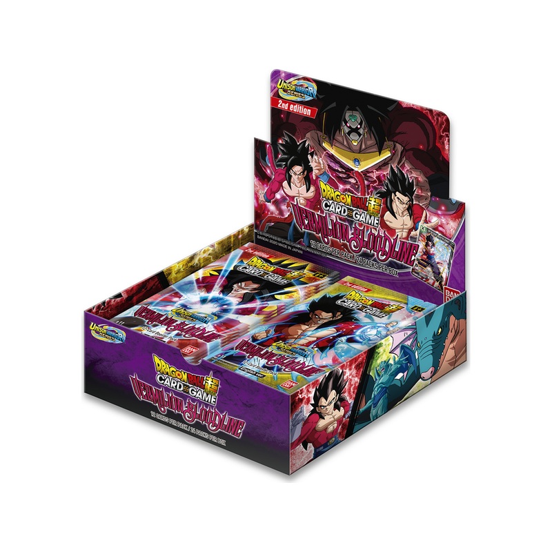 Bandai - Dragon Ball Super - Set 11 - Unison Warriors 2 - Vermillion Bloodline - 2nd Edition - Booster Box