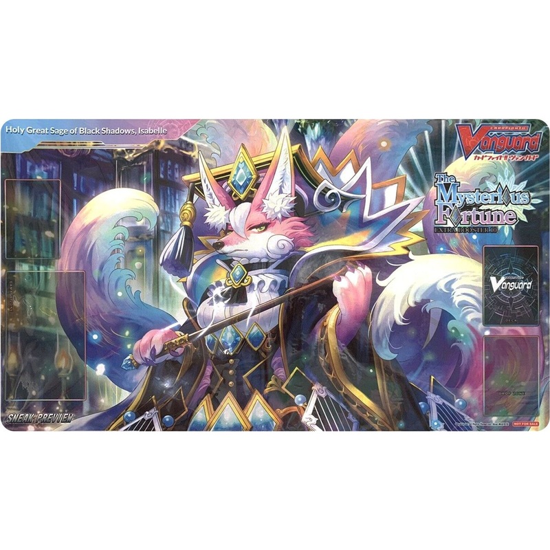 Bushiroad - Cardfight!! Vanguard - Mysterious Fortune - Holy Great Sage of Black Shadows Isabelle - Rubber Playmat