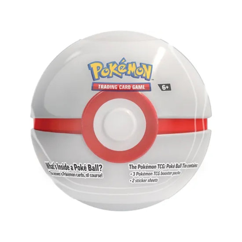 Pokemon - 2023 - Fall Pokeball Collector Tin - Premier Ball
