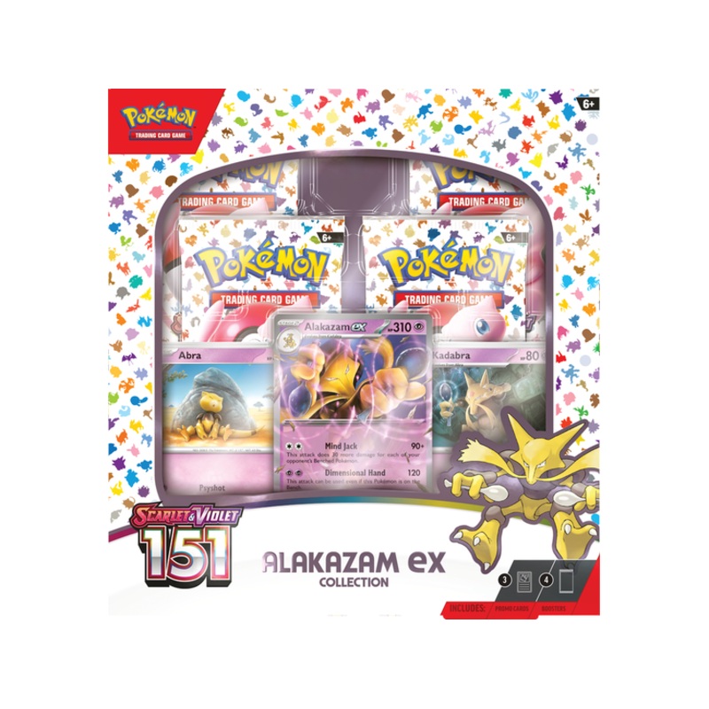 Pokemon - Scarlet and Violet - 151 - Alakazam ex - Trading Card Collection Box