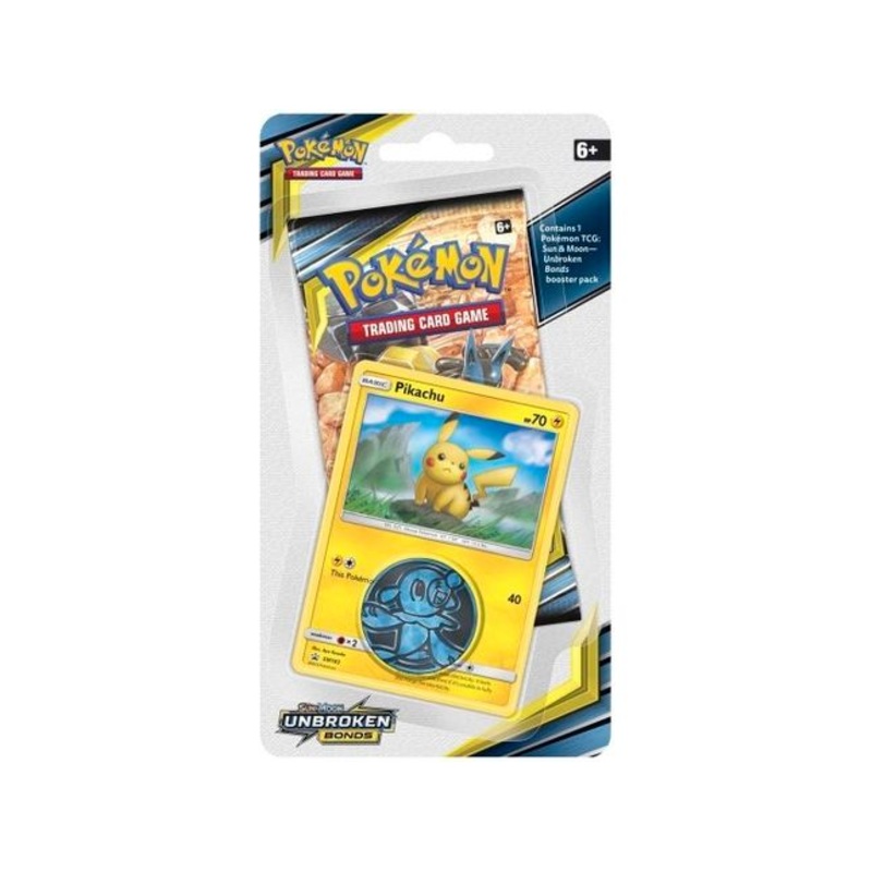 Pokemon - Sun and Moon - Unbroken Bonds - Checklane Blister - Pikachu