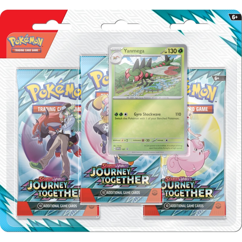 Pokmon - Scarlet and Violet - Journey Together - 3 Pack Blister - Yanmega