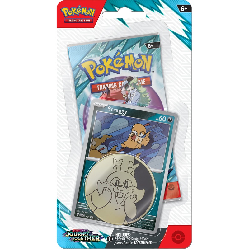 Pokmon - Scarlet and Violet - Journey Together - Checklane Blister - Scraggy