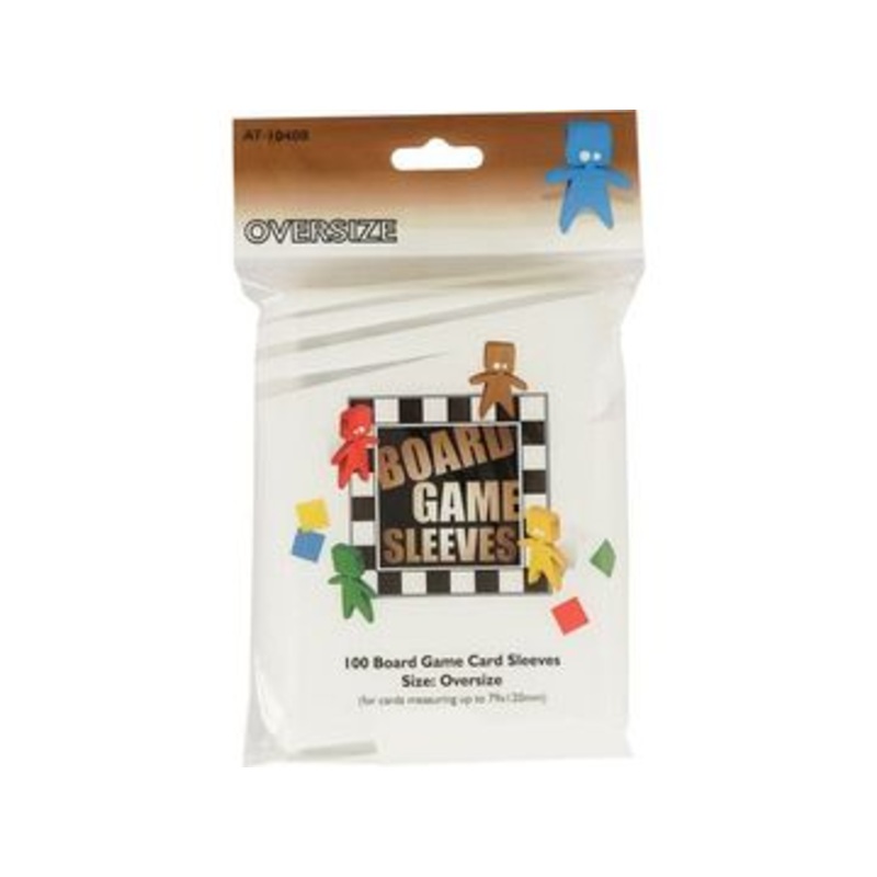 Arcane Tinmen - Board Game Card Sleeves - Oversized Clear - 79mm x 120mm