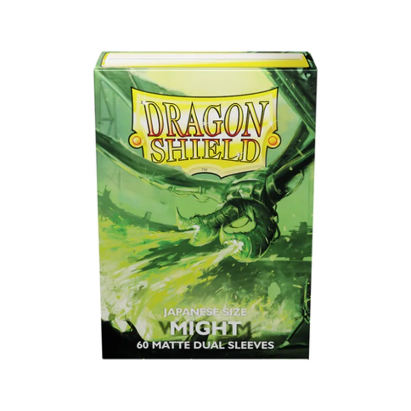 Arcane Tinmen - Dragon Shield Dual Sleeves - Japanese Size - Matte - Might - Package of 60