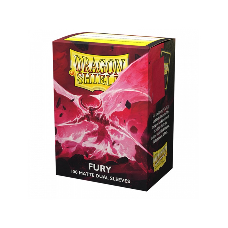 Arcane Tinmen - Dragon Shield Dual Sleeves - Standard Size - Matte - Fury - Package of 100