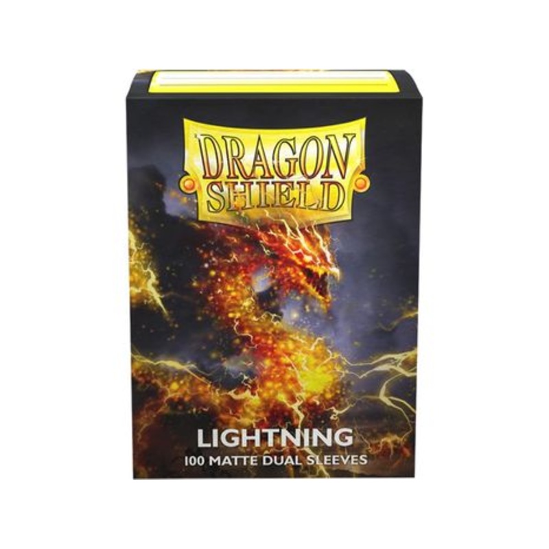 Arcane Tinmen - Dragon Shield Dual Sleeves - Standard Size - Matte - Lightning - Package of 100