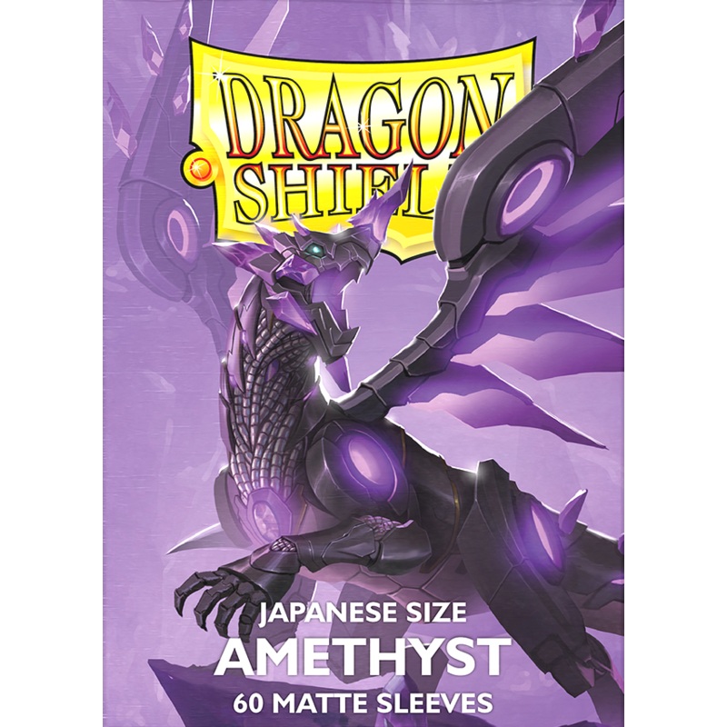 Arcane Tinmen - Dragon Shield Sleeves - Japanese Size - Matte - Amethyst - Package of 60