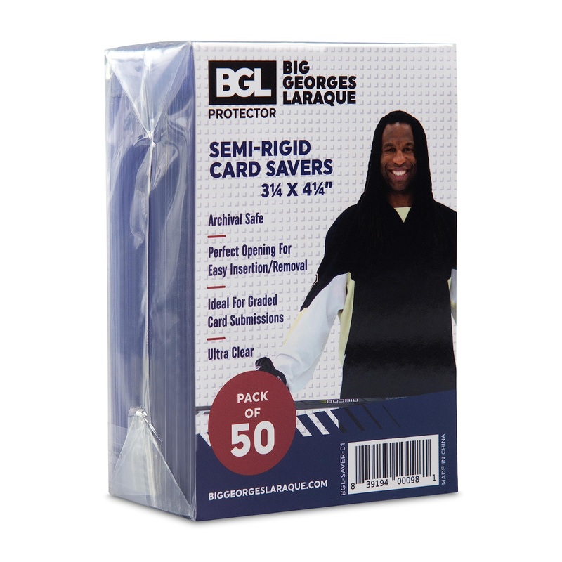 BGL - Grading Semi-Rigid Trading Card Savers - Package of 50
