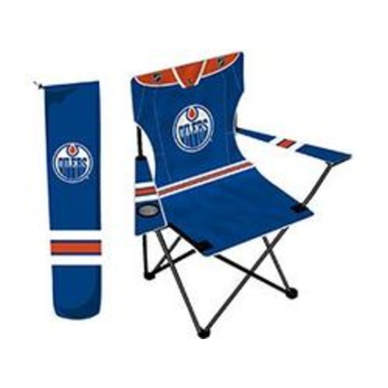 Top Dog - NHL - Adult Folding Chair - Edmonton Oilers