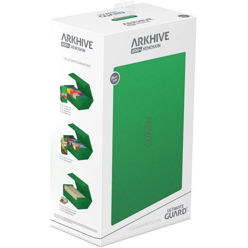 Ultimate Guard - Arkhive - Monocolor Green Xenoskin - 800+