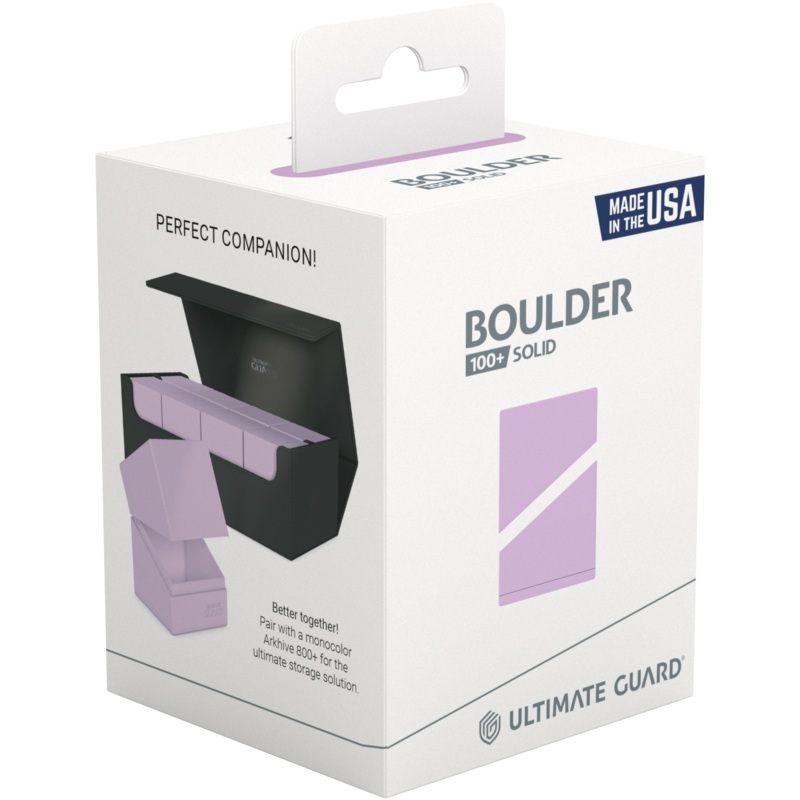 Ultimate Guard - Boulder Deck Case - Pastel Solid - Lavender Purple - 100