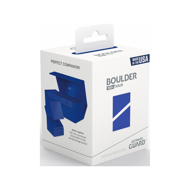 Ultimate Guard - Boulder Deck Case - Solid Blue - 100