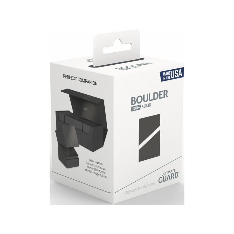 Ultimate Guard - Boulder Deck Case - Solid Grey - 100