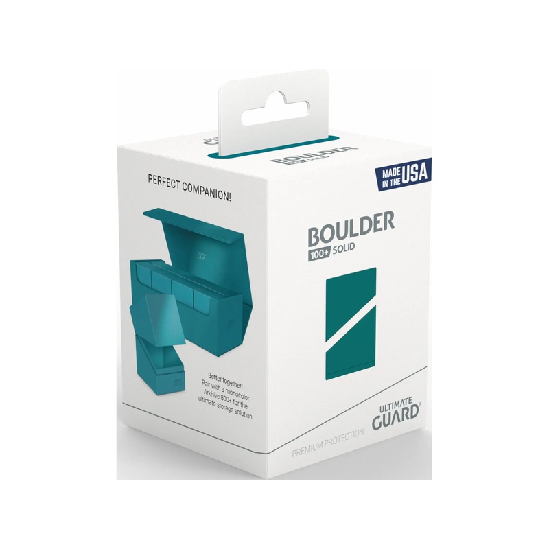 Ultimate Guard - Boulder Deck Case - Solid Petrol - 100