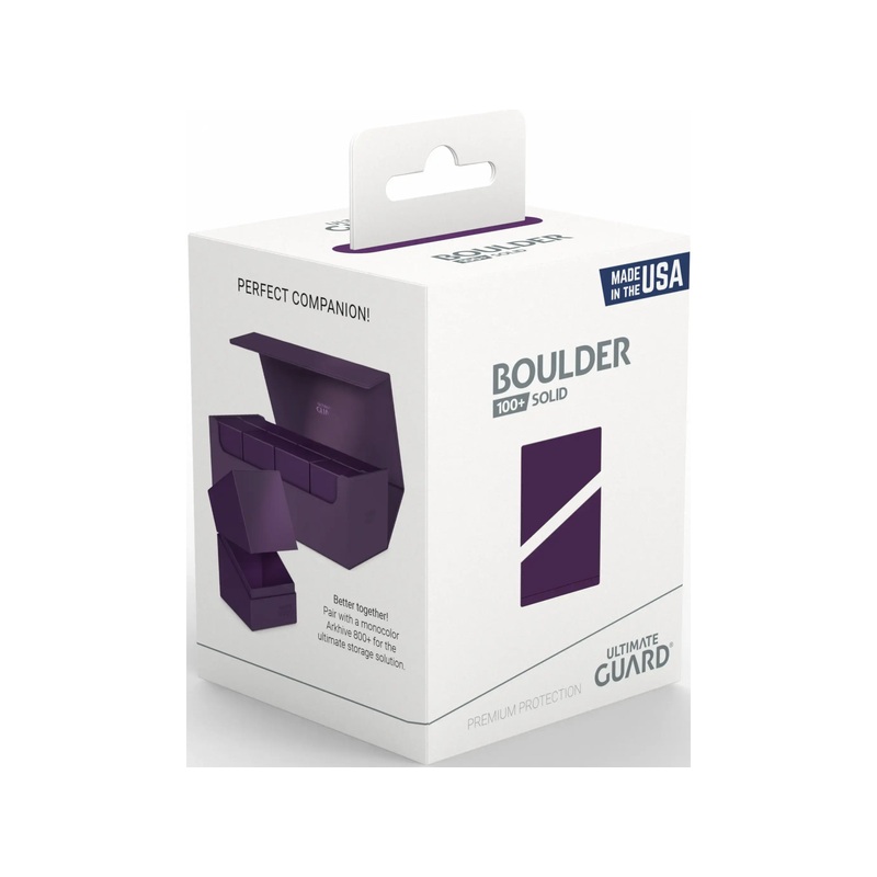 Ultimate Guard - Boulder Deck Case - Solid Purple - 100