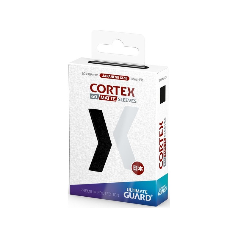 Ultimate Guard - Cortex Sleeves - Japanese - Matte - Black - 60 Count