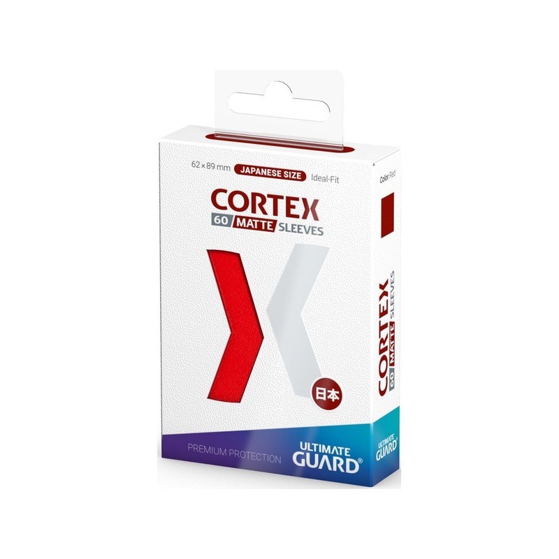 Ultimate Guard - Cortex Sleeves - Japanese - Matte - Red - 60 Count