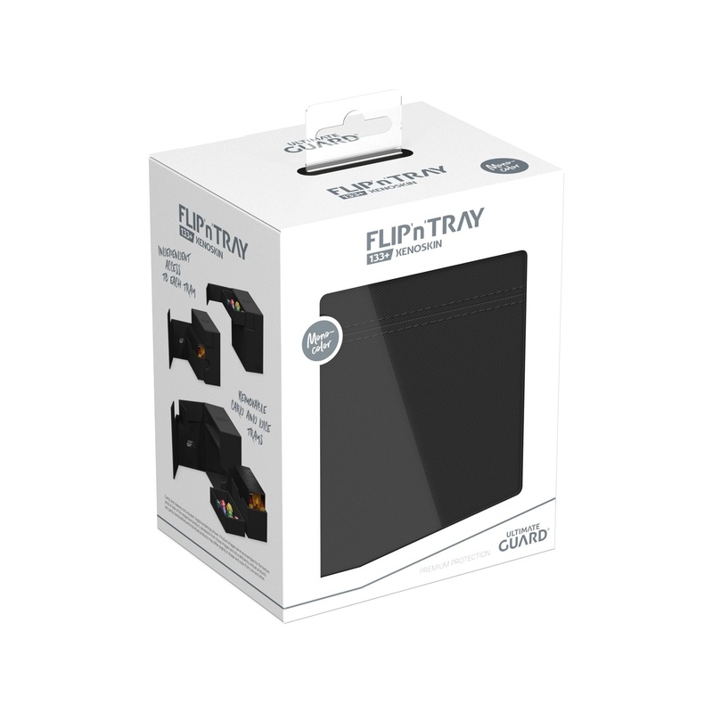 Ultimate Guard - Flip N Tray Xenoskin - Monocolor Black - 133