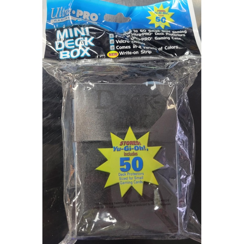 Ultra Pro - Mini Deck Box & Sleeves - Black