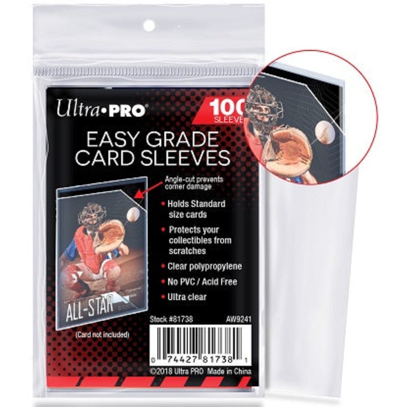 Ultra Pro - Soft Sleeves - Easy Grade Card Sleeves - Package of 100