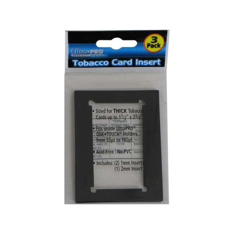 Ultra Pro - Tobacco Card Insert - 1 1/2" x 2 3/4" - Package of 3