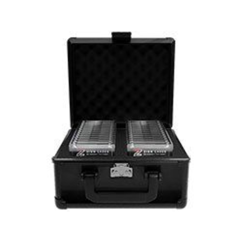 Zion Cases - Slab Case - 2 Row - Black