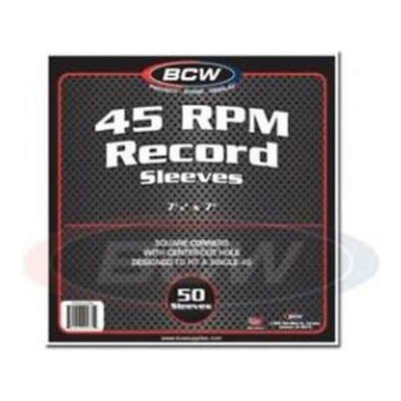 BCW - 45 RPM Record Sleeves
