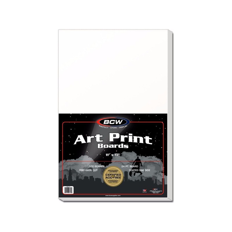 BCW - Art Print Boards 11 x 17