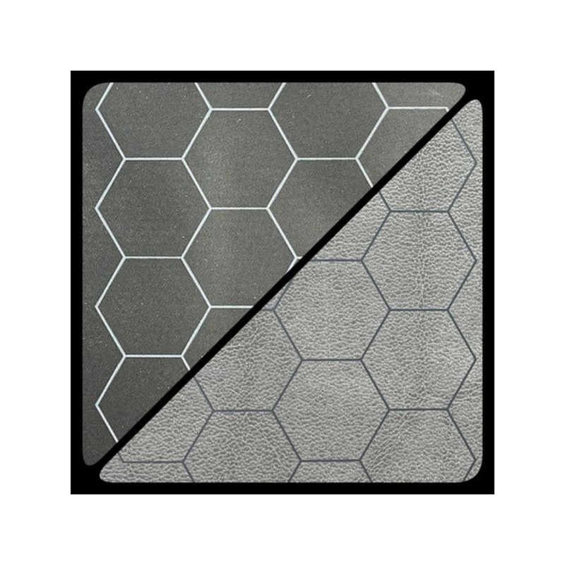 Chessex - Reversible Megamat - 1'' Hex Black-Grey (26"X23.5")