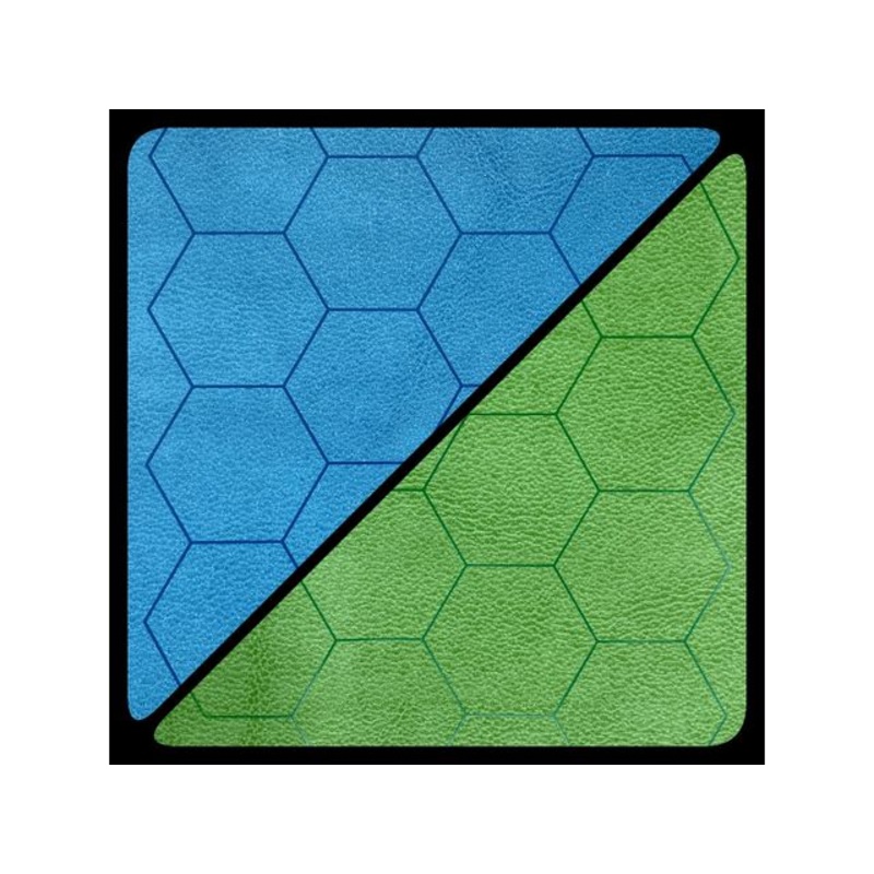Chessex - Reversible Megamat - 1'' Hex Blue-Green (26"X23.5")