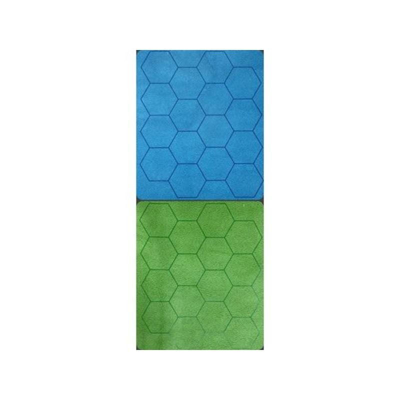 Chessex - Reversible Megamat - 1'' Hex Blue-Green (34.5"X48")