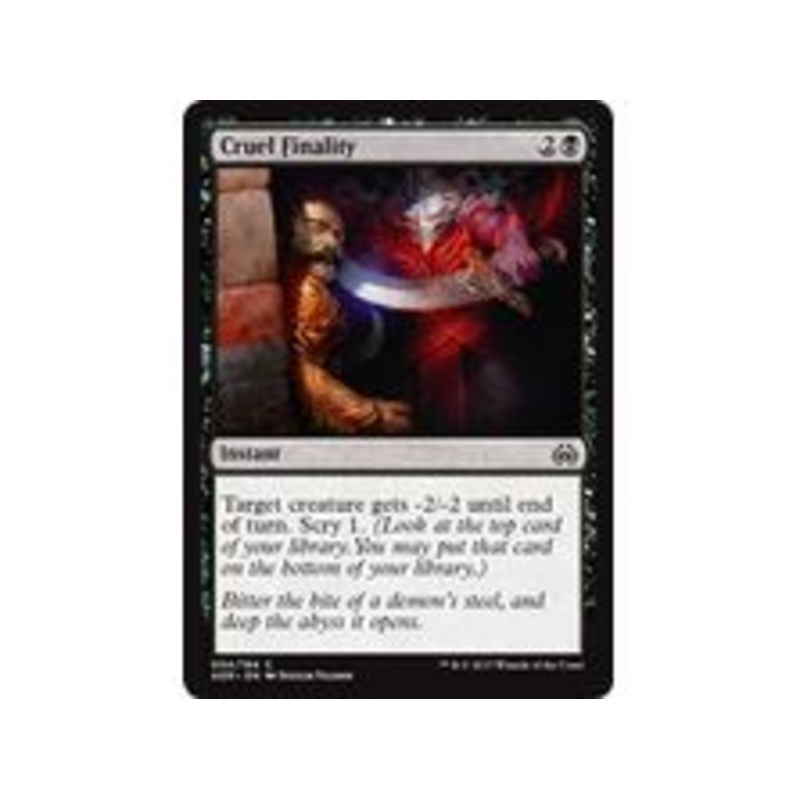 Magic The Gathering - Cruel Finality - Common  - AER054