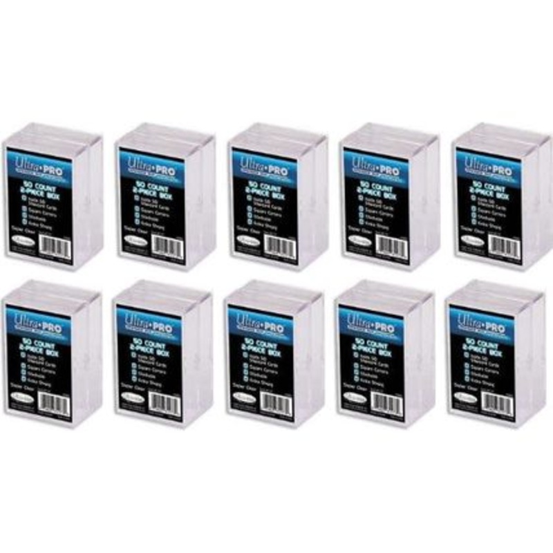 Ultra Pro - 2-Piece Box - 50 Count - 2 Pack - 10-Pack Combo