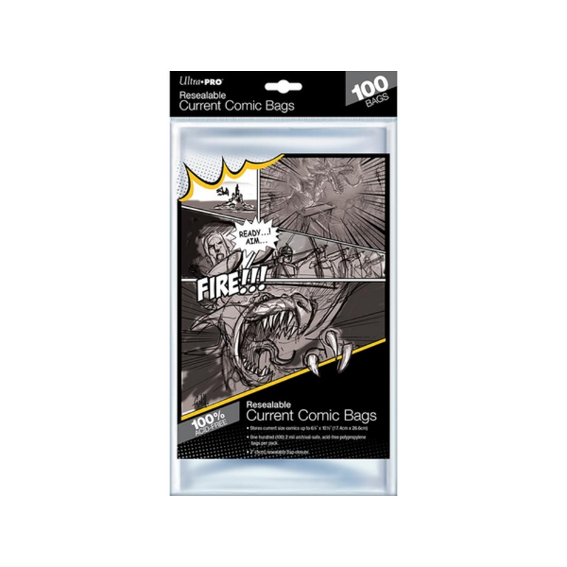 Ultra Pro - Comic Series - Resealable Current Size Comic Bags