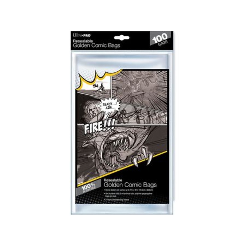 Ultra Pro - Comic Series - Resealable Golden Size Comic Bags