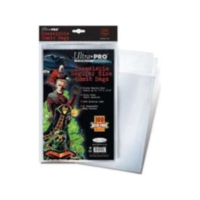 Ultra Pro - Comic Series - Resealable Regular Size Comic Bags - Case of 10