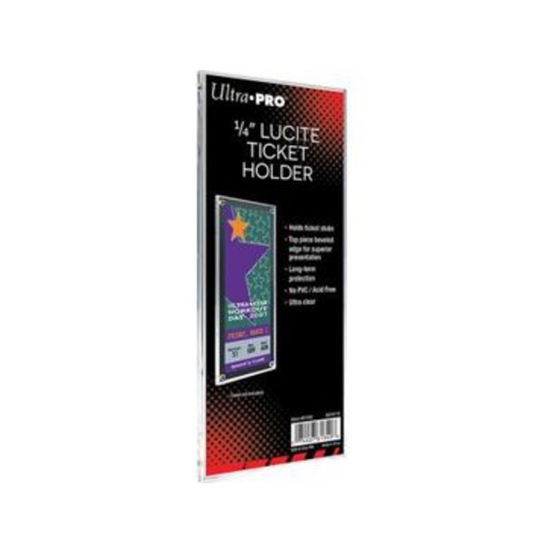 Ultra Pro - Screwdown - Quarter Inch - Lucite Ticket Holder