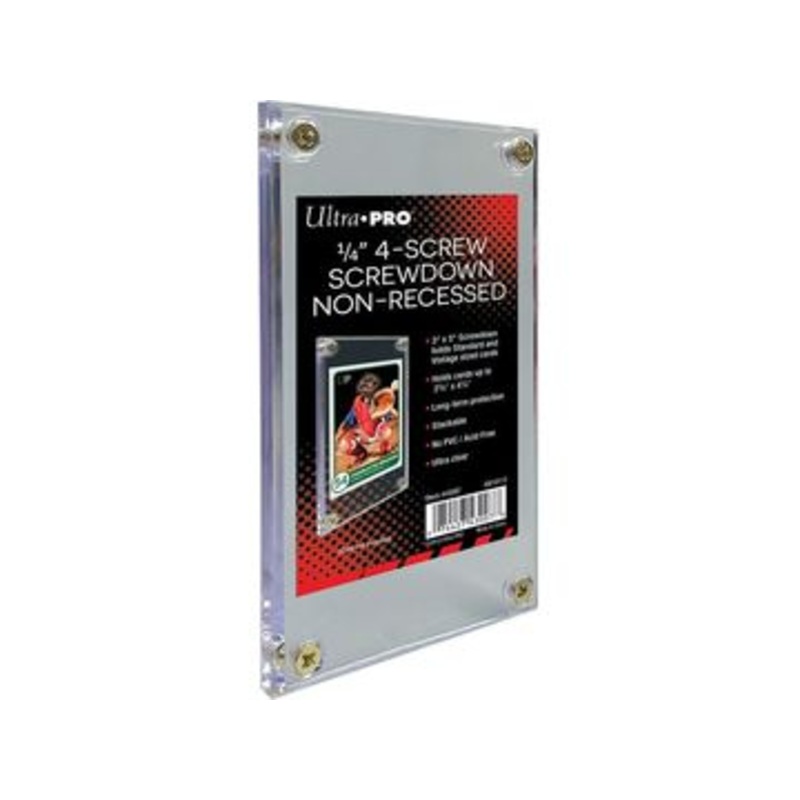 Ultra Pro - Trading Card Screwdown - Quarter Inch - 4 Screws Non Recessed