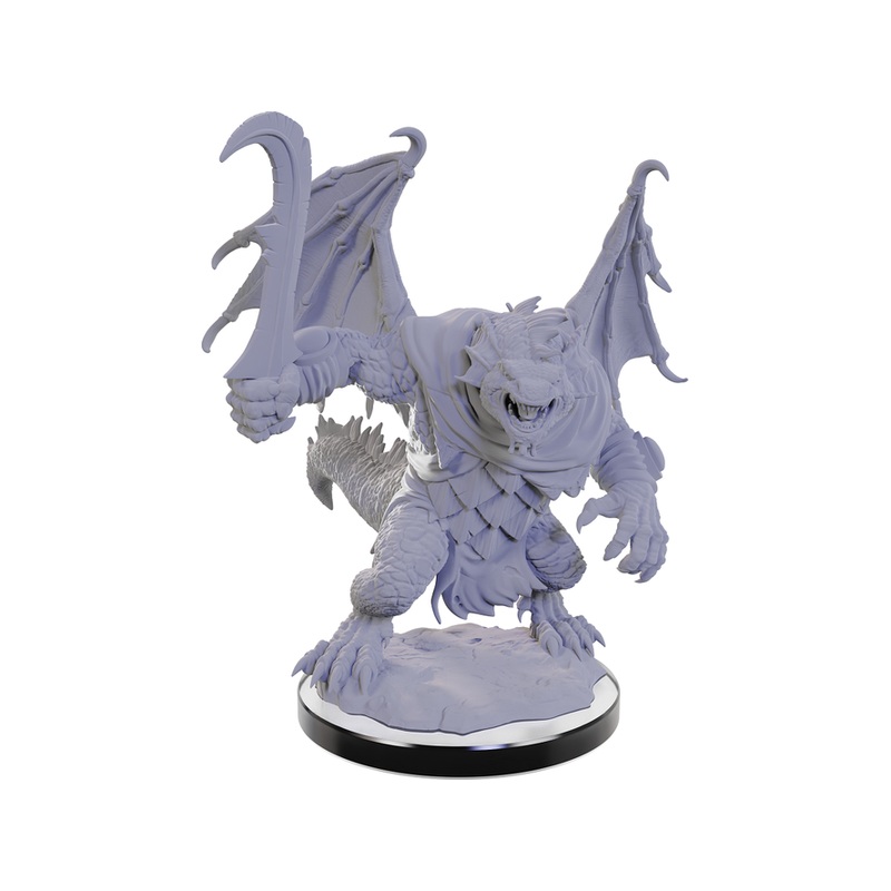 Wizkids - Dungeons and Dragons - Unpainted Miniature - Nolzurs Marvellous Miniatures - Draconian Mage and Soldier - 90683