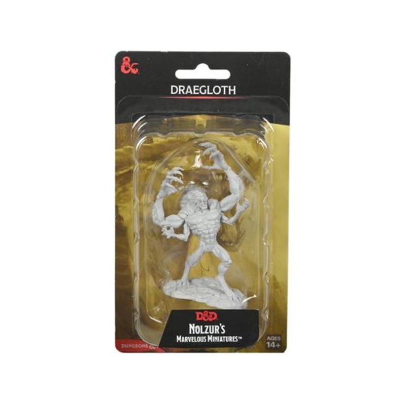 Wizkids - Dungeons and Dragons - Unpainted Miniature - Nolzurs Marvellous Miniatures - Draegloth - 90679