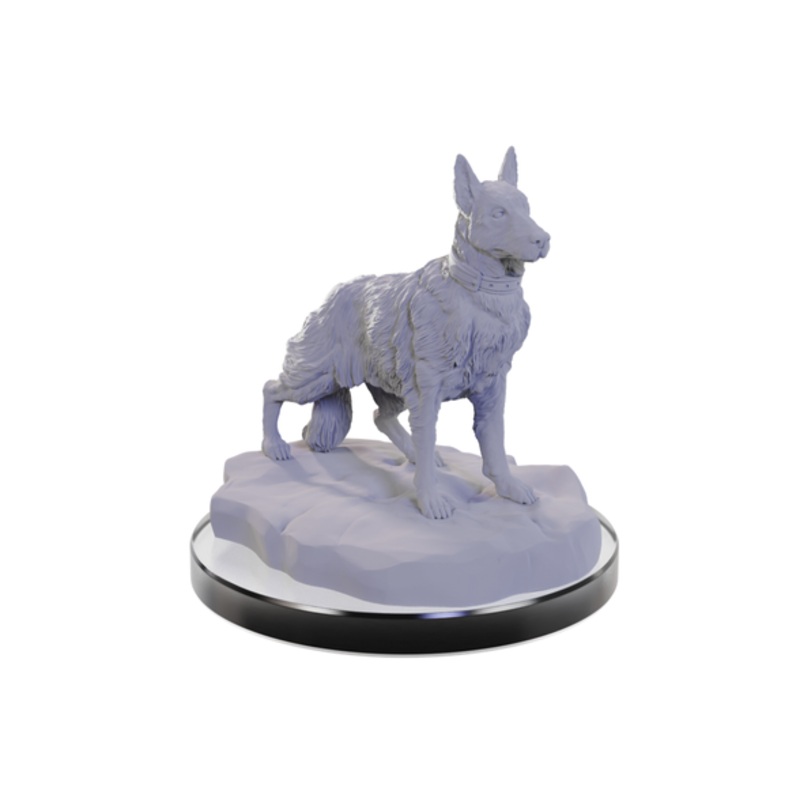 Wizkids - Pathfinder - Unpainted Miniatures - Deep Cuts - Dog Companions - 90690