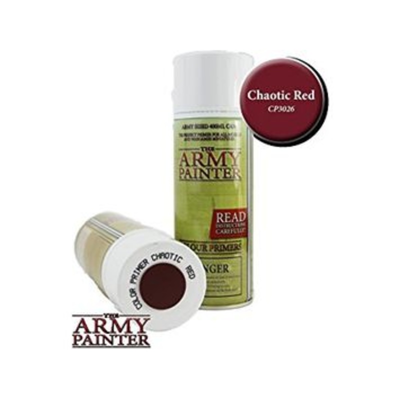 Army Painter - Colour Primer - Chaotic Red - Paint Spray
