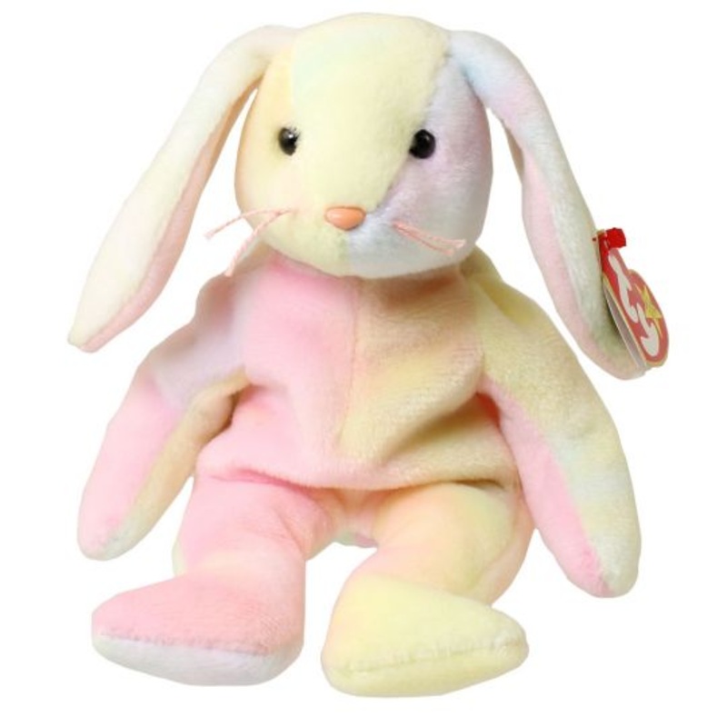 TY Beanie Baby - Hippie the Tie-Dyed Bunny