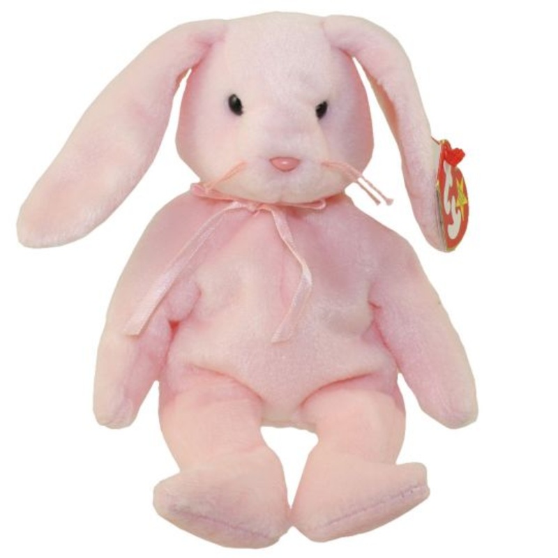 TY Beanie Baby - Hoppity the Pink Bunny